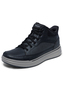 Skechers Herren Sterling Rogan Slip On Schuhe Leder Schwarz