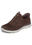 Skechers Summits Luxe Stride Sneaker Slip On Chocolate Braun