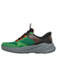 Skechers Jungen HYPER QUEST Slip On Sneaker Hands Free Gr�n Multi