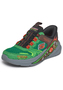 Skechers Jungen HYPER QUEST Slip On Sneaker Hands Free Gr�n Multi