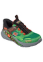 Skechers Jungen HYPER QUEST Slip On Sneaker Hands Free Gr�n Multi