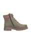 Rieker Damen Y7621 Schn�rstiefel Winterstiefel Normalweite F Gr�n