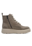 Tamaris Damen Stiefelette 1-25251-45-341 Frauen Stiefel Plateau Taupe