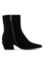 Tamaris Damen Leder Stiefelette 1-25356-47-001 Frauen Stiefel Spitz Schwarz