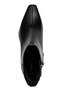 Tamaris Damen Leder Stiefelette 1-25356-47-003 Frauen Stiefel Spitz Schwarz