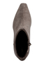Tamaris Damen Leder Stiefelette 1-25356-47-341 Frauen Stiefel Spitz Taupe
