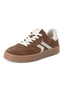 Tamaris Damen Leder Sneaker 1-23723-44-300 Low Top Frauen Schuh Braun