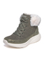 Skechers M�dchen Bounder Pro Cozy Fit Luxe Stiefel Olive
