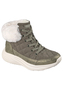 Skechers M�dchen Bounder Pro Cozy Fit Luxe Stiefel Olive