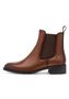 Tamaris Damen Leder Chelsea Boot 1-25361-47-305 Frauen Stiefelette Braun
