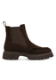 Tamaris Damen Leder Chelsea Boot 1-25826-47-304 Stiefel Warmfutter Braun