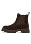 Tamaris Damen Leder Chelsea Boot 1-25826-47-304 Stiefel Warmfutter Braun