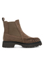 Tamaris Damen Leder Chelsea Boot 1-25826-47-341 Stiefel Warmfutter Beige