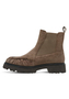 Tamaris Damen Leder Chelsea Boot 1-25826-47-341 Stiefel Warmfutter Beige