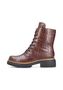 Rieker Damen 72627 25 Biker Boots Vegan Brown