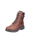 Rieker Damen 76724 Biker Boots Schn�rstiefel Blockabsatz Braun