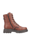 Rieker Damen 76724 Biker Boots Schn�rstiefel Blockabsatz Braun