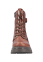 Rieker Damen 76724 Biker Boots Schn�rstiefel Blockabsatz Braun