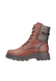 Rieker Damen 76724 Biker Boots Schn�rstiefel Blockabsatz Braun
