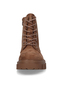 Dockers Damen Schn�rstiefeletten Split PU Schn�rschuhe Beige