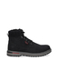 Dockers Herren Schn�rstiefel gef�ttert Schn�rung Rei�verschluss Schwarz