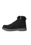 Dockers Herren Schn�rstiefel gef�ttert Schn�rung Rei�verschluss Schwarz