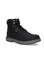 Dockers Herren Schn�rstiefel gef�ttert Schn�rung Rei�verschluss Schwarz