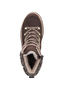 Rieker Damen Y6210 Schn�rstiefel TEX Plateausohle Y6210 Brown