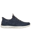 Skechers Summits Luxe Stride Sneaker Slip On Chocolate Navy