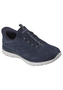 Skechers Summits Luxe Stride Sneaker Slip On Chocolate Navy