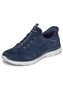 Skechers Summits Luxe Stride Sneaker Slip On Chocolate Navy