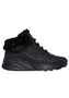 Skechers M�dchen UNO LITE Winterboots Schn�rboots  Schwarz Leo
