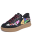 Skechers Damen Hotshot HI Britto Landscape Slip Ins Sneaker Black