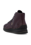 Rieker Damen Schn�rstiefel Kunstleder Keilabsatz Rot