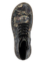Rieker Damen Schn�rstiefel Anflechter Machart Kunstleder Multi
