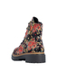 Rieker Damen Biker Boots Anflechter Machart Textil Multi