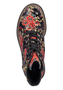Rieker Damen Biker Boots Anflechter Machart Textil Multi