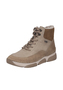Rieker Damen Schn�rstiefel RiekerTEX Kunstleder Keilabsatz Beige