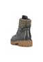 Rieker Damen Schn�rstiefel Kunstleder Warmfutter Komfortweite Gr�n