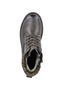 Rieker Damen Schn�rstiefel Kunstleder Warmfutter Komfortweite Gr�n
