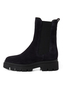 Tamaris Damen Leder Chelsea Boot 1-25992-41-807 Frauen Stiefelette Blau