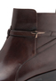 Tamaris Damen Leder Stiefelette 1-25321-43-342 Frauen Boot Flat Dunkelbraun