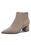 Tamaris Damen Stiefelette Ankle Boot 1-25022-47-341 Stiefel Spitz Taupe