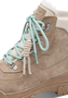 Tamaris Damen Leder Stiefelette 1-26247-47-204 Frauen Boots gef�ttert Grau