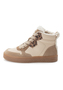Tamaris Damen Leder Sneaker High 1-25244-47-344 Frauen Warmfutter Beige