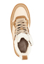Tamaris Damen Leder Sneaker High 1-25244-47-344 Frauen Warmfutter Beige