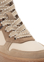 Tamaris Damen Leder Sneaker High 1-25244-47-344 Frauen Warmfutter Beige