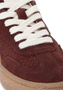 Tamaris Damen Leder Sneaker 1-23723-44-549 Low Top Frauen Schuh Dunkelrot