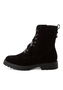 Tamaris Damen Leder Stiefelette 1-25284-47-001 Frauen Schn�rstiefel schwarz