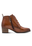 Tamaris Damen Leder Stiefelette 1-25131-43-305 Frauen Schn�rstiefel Braun